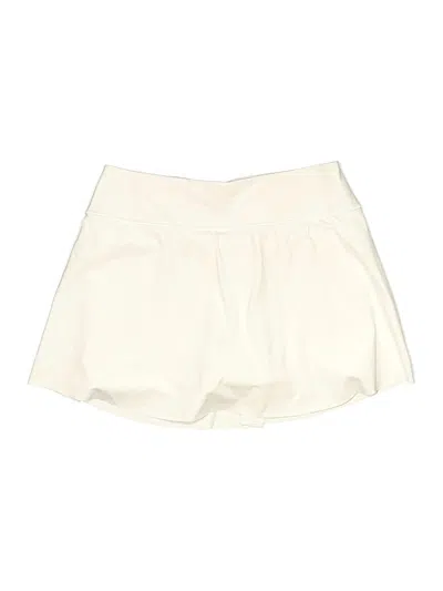 Pre-owned Athleta Active Skort In White