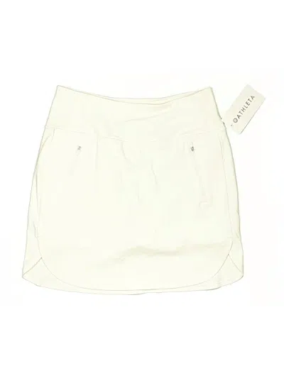 Pre-owned Athleta Active Skort In White