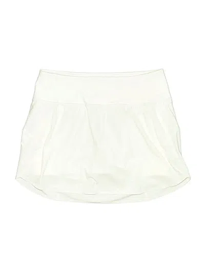 Pre-owned Athleta Active Skort In White