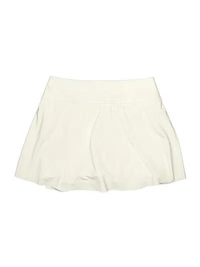Pre-owned Athleta Active Skort In White