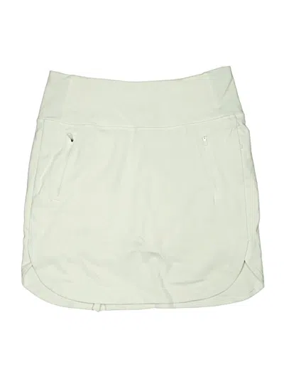 Pre-owned Athleta Active Skort In White