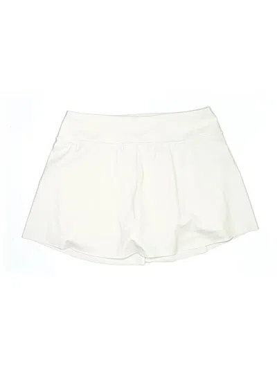 Pre-owned Athleta Active Skort In White