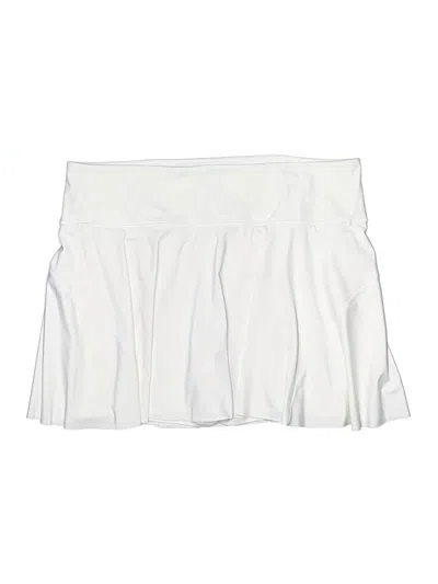Pre-owned Athleta Active Skort In White