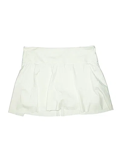 Pre-owned Athleta Active Skort In White