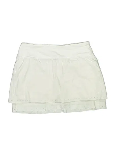 Pre-owned Athleta Active Skort In White