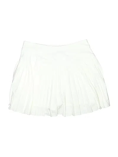 Pre-owned Athleta Active Skort In White