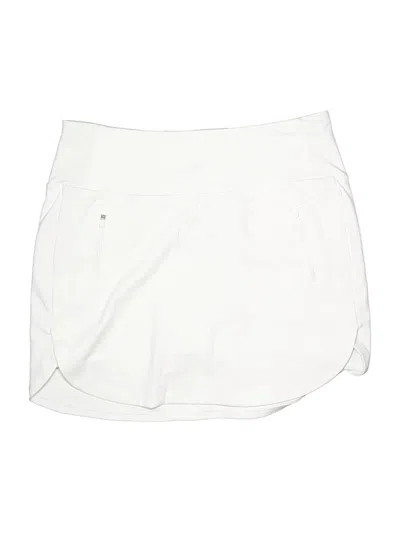 Pre-owned Athleta Active Skort In White