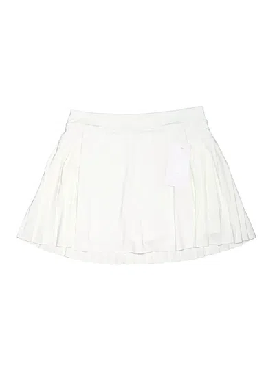 Pre-owned Athleta Active Skort In White