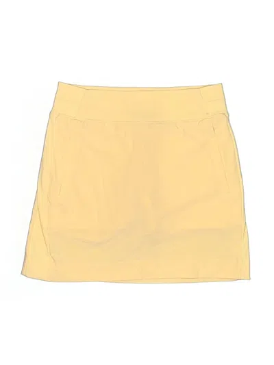 Pre-owned Athleta Active Skort In Yellow