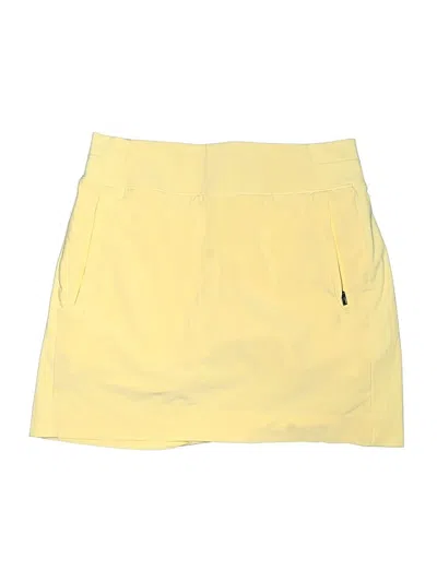 Pre-owned Athleta Active Skort In Yellow