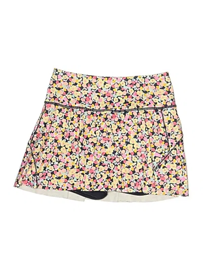 Pre-owned Athleta Active Skort In Yellow