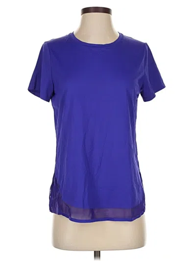 Pre-owned Athleta Active T-shirt In Blue