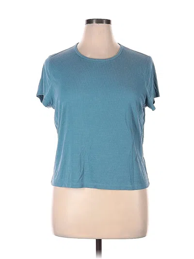 Pre-owned Athleta Active T-shirt In Blue