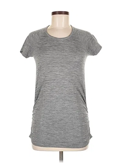 Pre-owned Athleta Active T-shirt In Gray