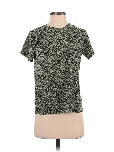 Pre-owned Athleta Active T-shirt In Green