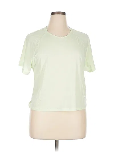 Pre-owned Athleta Active T-shirt In Green