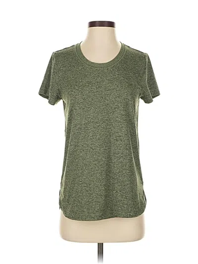 Pre-owned Athleta Active T-shirt In Green