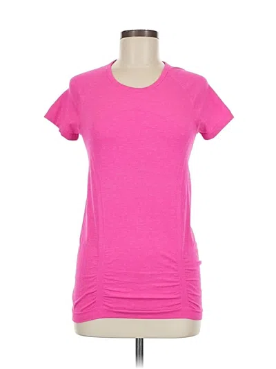 Pre-owned Athleta Active T-shirt In Pink