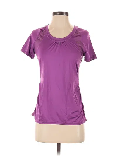 Pre-owned Athleta Active T-shirt In Purple