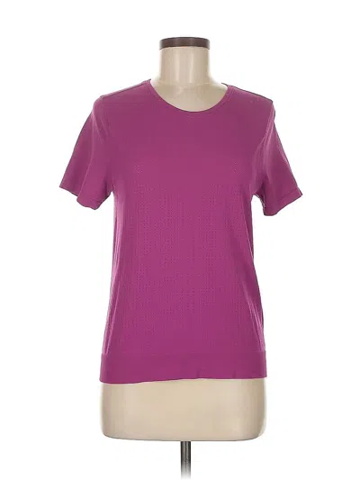 Pre-owned Athleta Active T-shirt In Purple