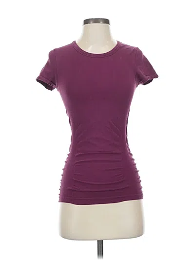 Pre-owned Athleta Active T-shirt In Purple