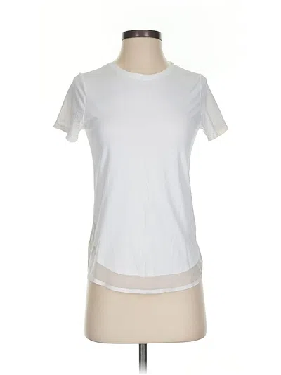 Pre-owned Athleta Active T-shirt In Silver