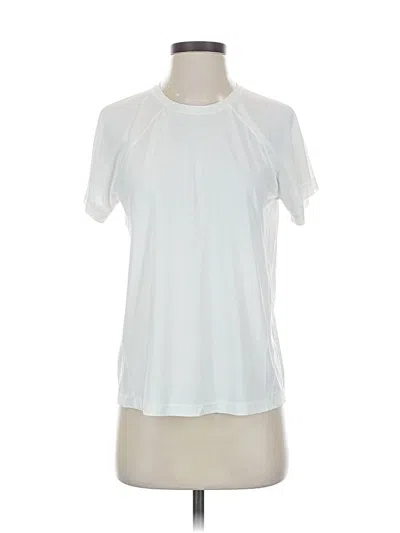 Pre-owned Athleta Active T-shirt In White