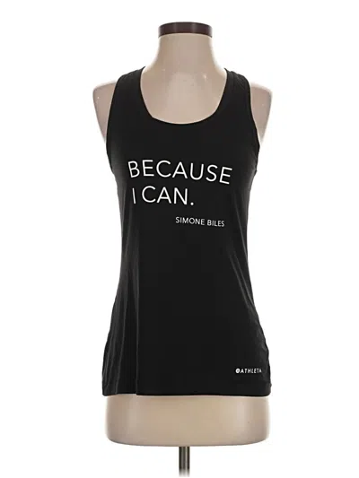 Pre-owned Athleta Active Tank Top In Black