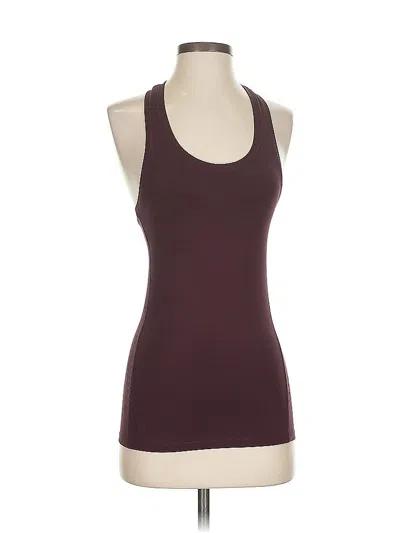 Pre-owned Athleta Active Tank Top In Burgundy