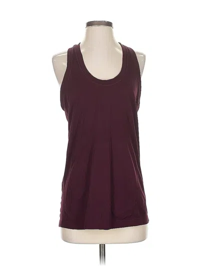 Pre-owned Athleta Active Tank Top In Burgundy