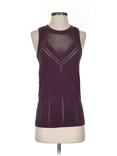 Pre-owned Athleta Active Tank Top In Burgundy