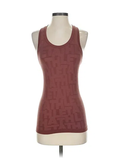 Pre-owned Athleta Active Tank Top In Burgundy