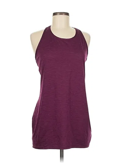 Pre-owned Athleta Active Tank Top In Burgundy