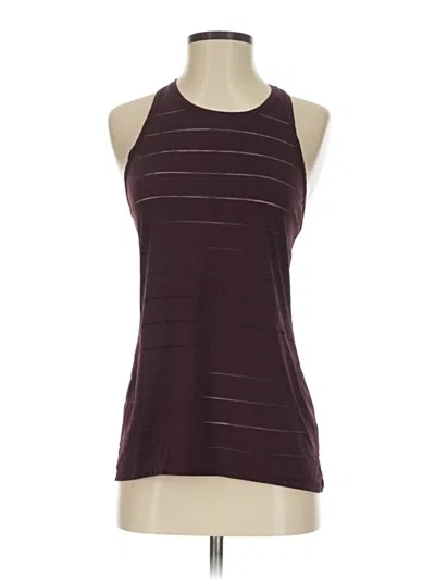 Pre-owned Athleta Active Tank Top In Burgundy