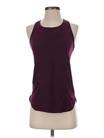 Pre-owned Athleta Active Tank Top In Burgundy