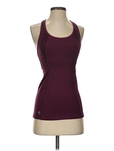 Pre-owned Athleta Active Tank Top In Burgundy