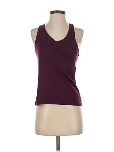 Pre-owned Athleta Active Tank Top In Burgundy