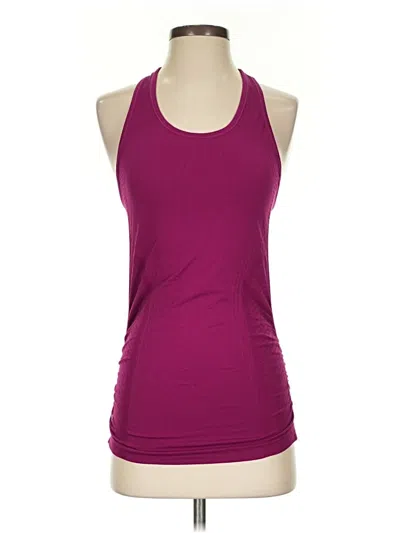 Pre-owned Athleta Active Tank Top In Burgundy