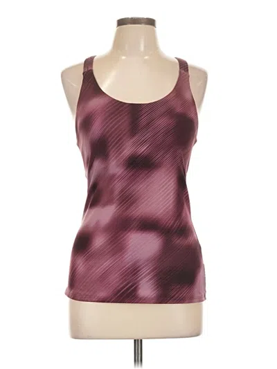 Pre-owned Athleta Active Tank Top In Burgundy