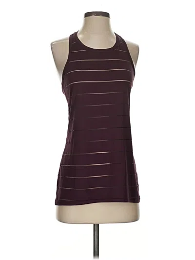 Pre-owned Athleta Active Tank Top In Burgundy