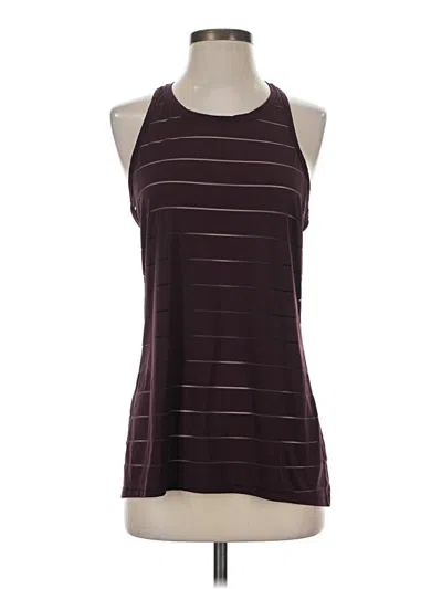 Pre-owned Athleta Active Tank Top In Burgundy