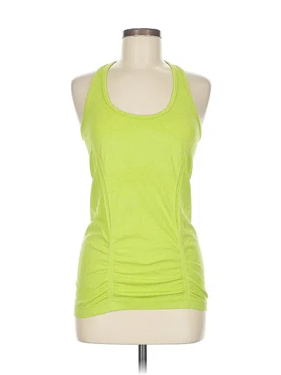 Pre-owned Athleta Active Tank Top In Green