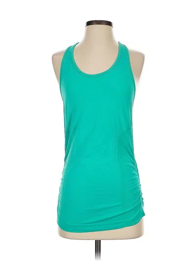 Pre-owned Athleta Active Tank Top In Green
