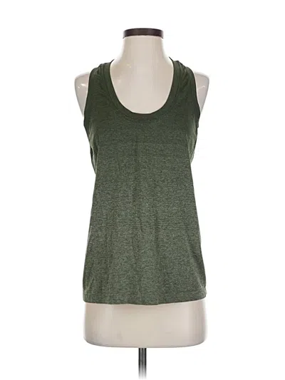 Pre-owned Athleta Active Tank Top In Green