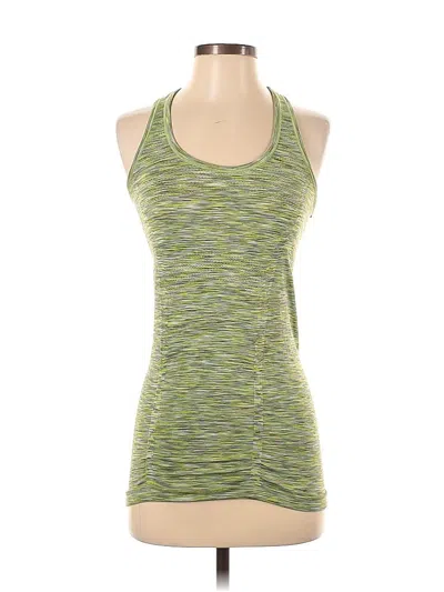 Pre-owned Athleta Active Tank Top In Green