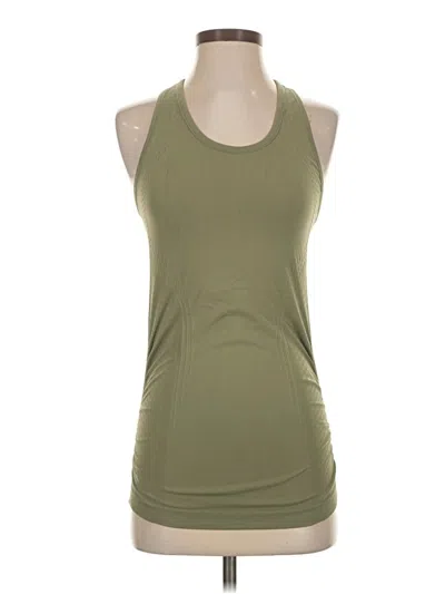 Pre-owned Athleta Active Tank Top In Green