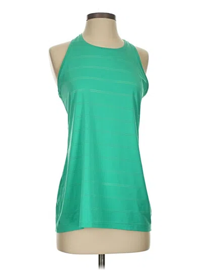 Pre-owned Athleta Active Tank Top In Green