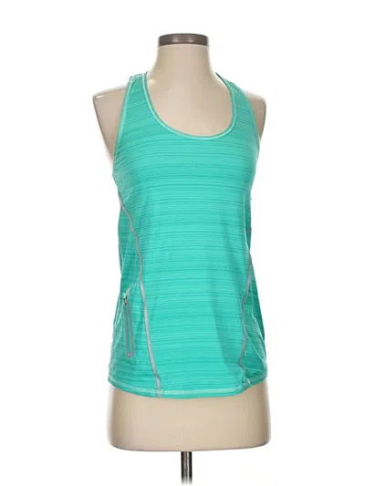 Pre-owned Athleta Active Tank Top In Green