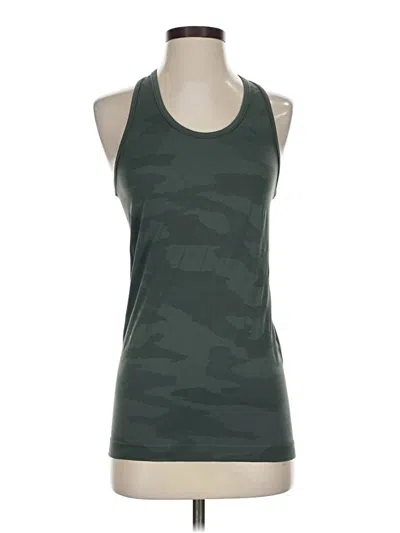 Pre-owned Athleta Active Tank Top In Green