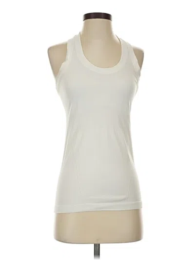 Pre-owned Athleta Active Tank Top In Ivory